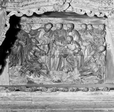 Ouro Preto, detalhe do altar mor da Igreja Matriz de Nossa Senhora da Conceição de Antônio Dias