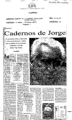 Cadernos de Jorge