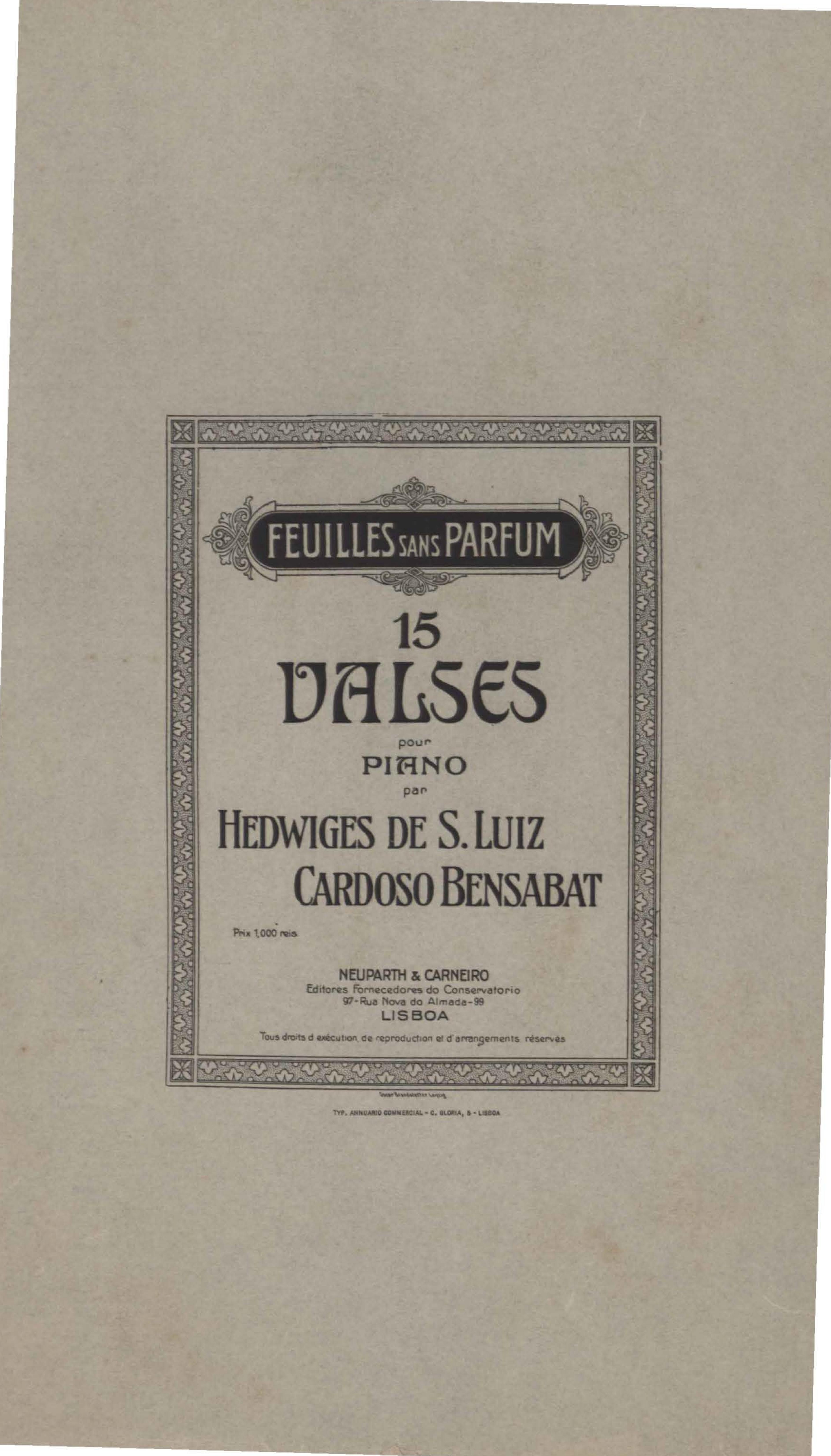 15 valses pour piano