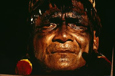 Série Xingu - Sariruá Yawalapiti após ritual do Jawari