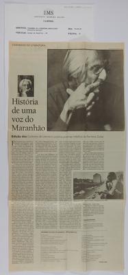 História de uma voz do Maranhão: Edição dos Cadernos de Literatura publica poe-;mas inéditos de Ferreira Gullar