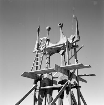 "Os Candangos" ou "Os Guerreiros", escultura de Bruno Giorgi