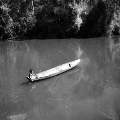 Série povo Kayapó, barco