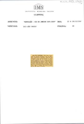 Rio de Janeiro, 1825/1826.