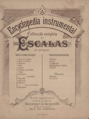 Enciclopédia instrumental - Coleção completa de escalas - Contrabaixo 3 cordas