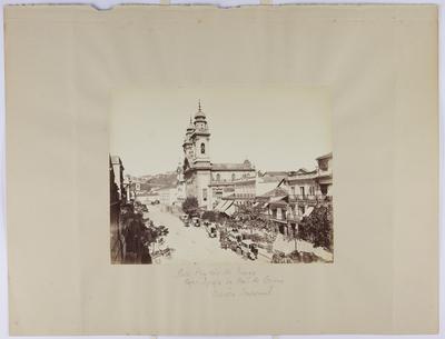 Igreja da Ordem Terceira do Carmo, na antiga rua Direita (atual Primeiro de Março)