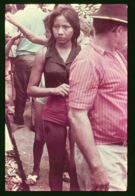 Teste de atriz com Edna de Cássia para o papel de Iracema no filme "Iracema: uma transa amazônica"