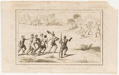 Prisonniers conduits à la mort. Gefangene werden zum Tode geführt