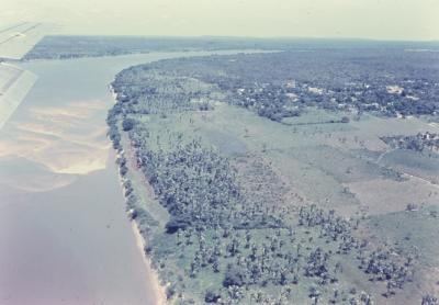 Vista aérea no trajeto entre Belém (PA) e Brasília (DF)