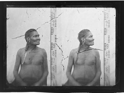 Indígena do povo Aimoré, também conhecido como Botocudo