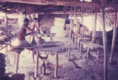 Produção de cerâmica