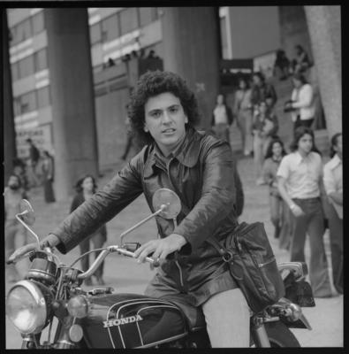 Campanha publicitária da União de Bancos - motoqueiro