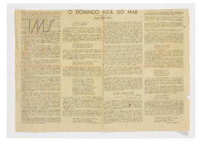 O domingo azul do mar
