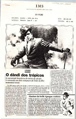 O dândi dos trópicos