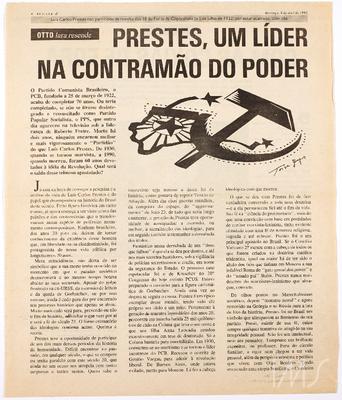Prestes, um líder na contramão do poder