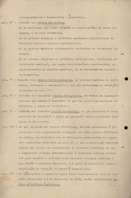 Estatuto preliminar da Sociedade Brasileira de Compositores e Editores Musicais (SBCEM)