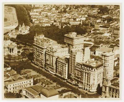 Vista aérea da Avenida Rio Branco