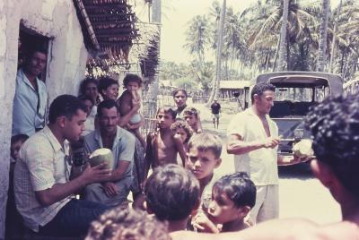 Vila de pescadores no litoral sul, próximo ao Quilombo de Sibaúma