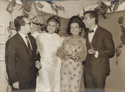 Denis Brean, Hebe Camargo, Elizeth Cardoso e Agnaldo Rayol