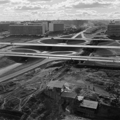 Vistas aéreas, eixo rodoviário