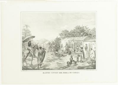 (Rancho à pequena distância da Serra do Caraça)