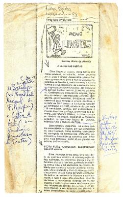 Elisa Lispector nasceu numa aldeia...