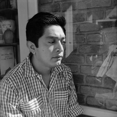 O artista plástico Aldemir Martins em sua residência