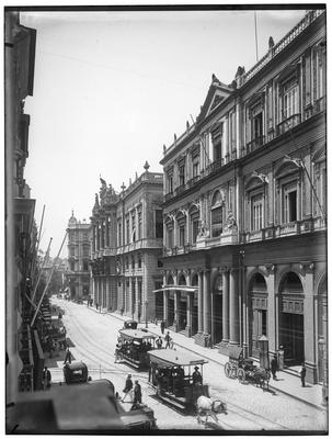 Rua Direita, atual rua Primeiro de Março