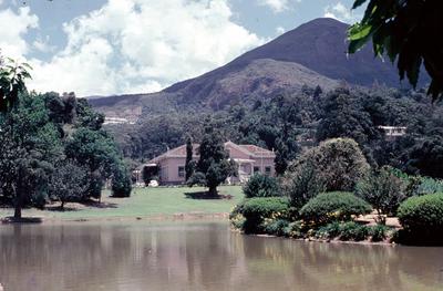 Casa em meio à mata