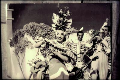 Carmen Miranda e o Bando da Lua (reprodução)