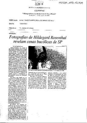 Fotografias de Hildegard Rosenthal revelam cenas bucólicas de SP