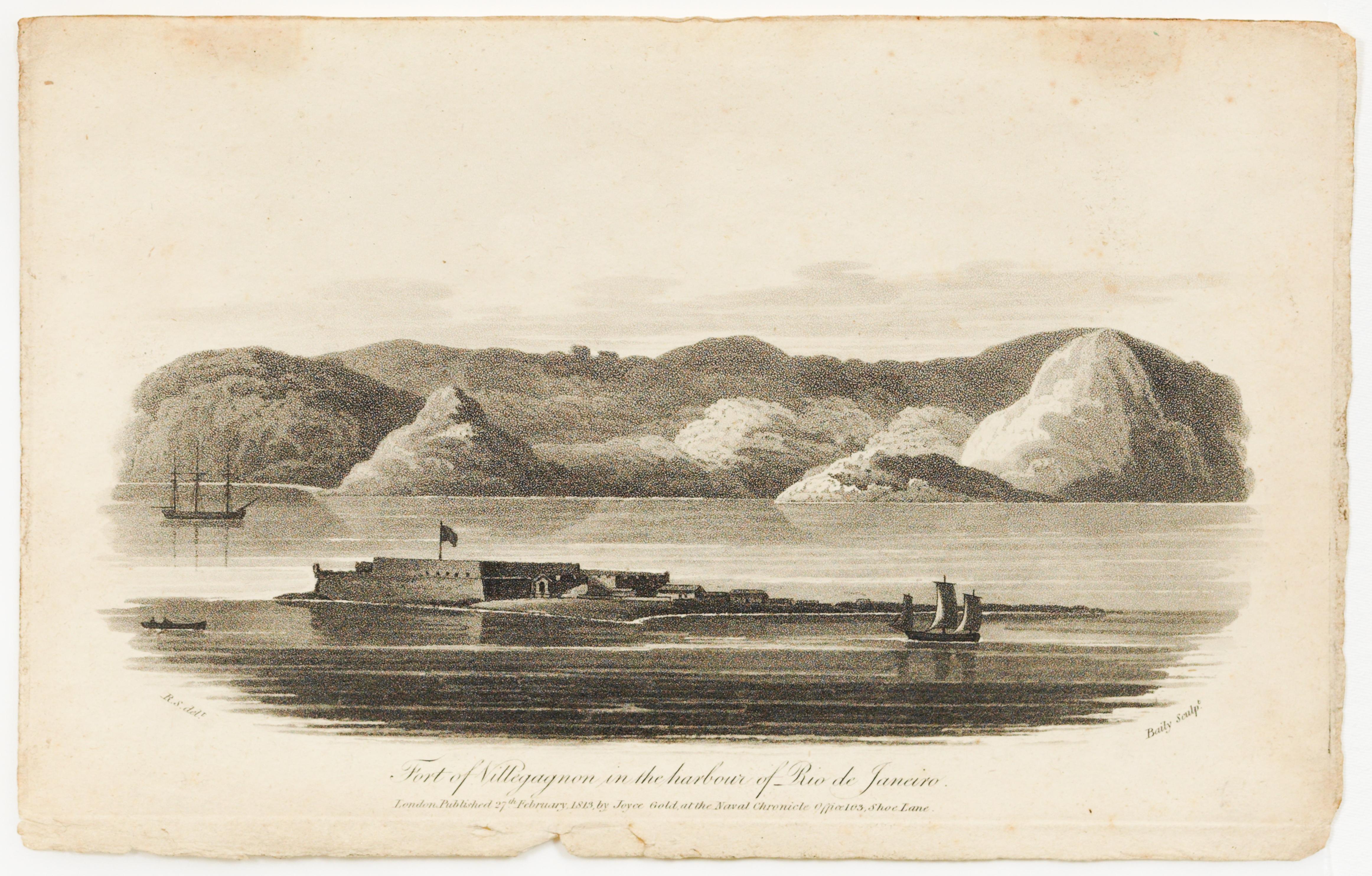 Fort of Villegagnon in the harbour of Rio de Janeiro