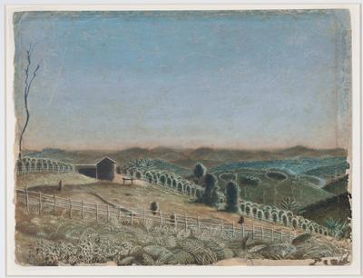 Vue prise sur le chemin de l'Amparo