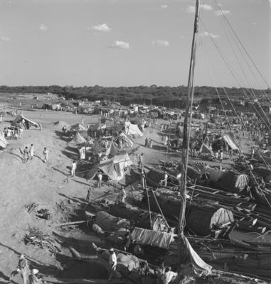 Acampamento de romeiros