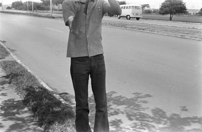 Brasília com Hermano Penna, filmagens para Aloísio Leite ou TV alemã