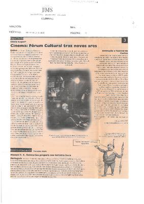 Cinema: Fórum Cultural tras novos ares