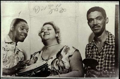 Geraldo Pereira, Leny Eversong e Raul Marques (reprodução)