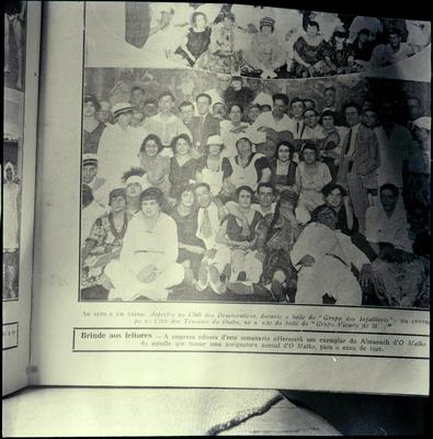 Sinhô e Grupo dos Infalíveis (reprodução de periódico)