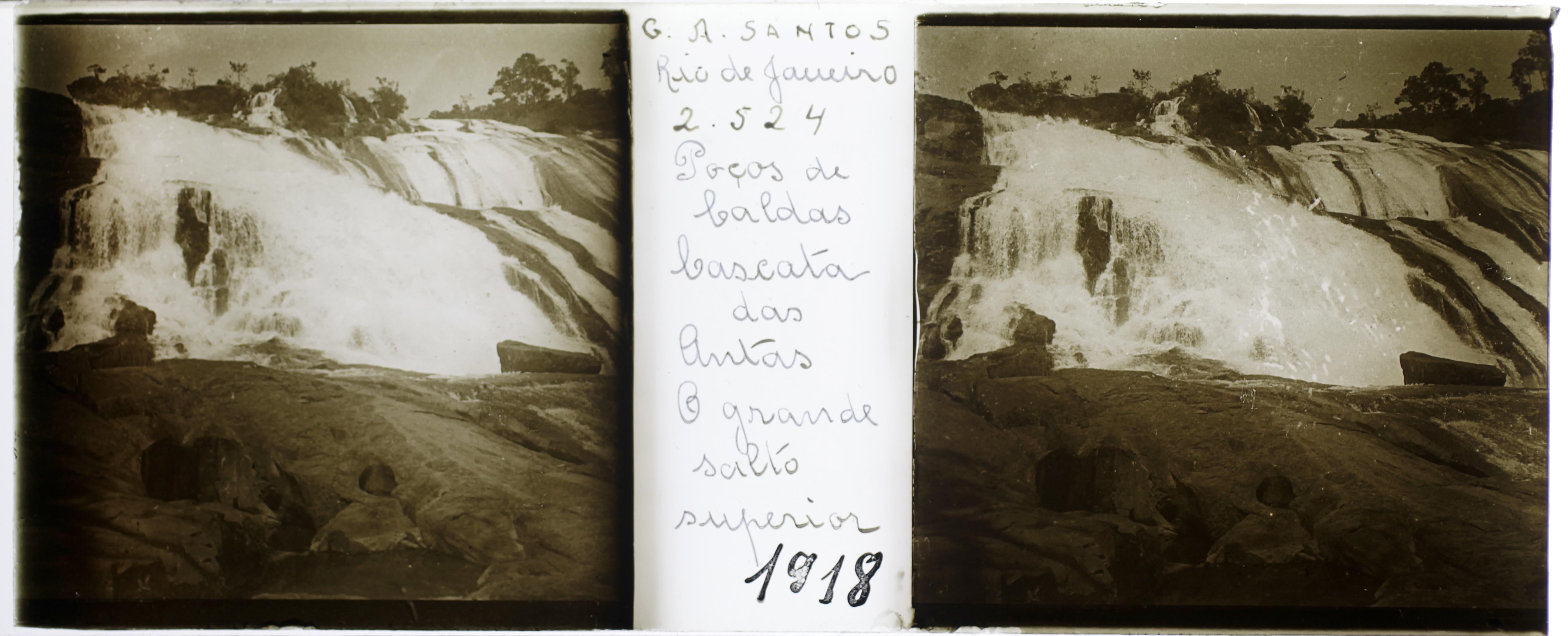 Cascata das Antas - o grande salto superior