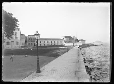 Ponta do Calabouço e Fortaleza de Santiago - a partir da Avenida Beira-Mar