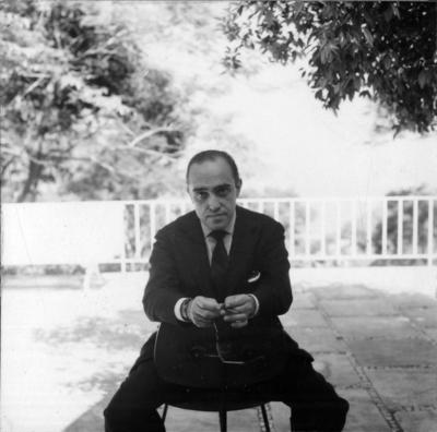 Oscar Niemeyer na Casa das Canoas
