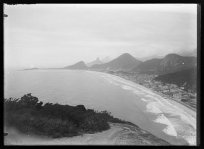 Praia de Copacabana vista do Forte do Leme