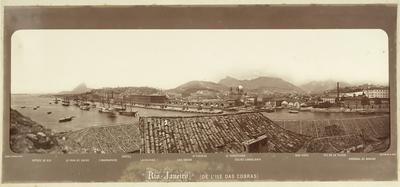 Vista panorâmica do Rio de Janeiro a partir da Ilha das Cobras