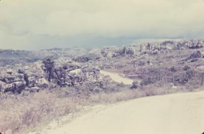 Estrada nas proximidades de Diamantina