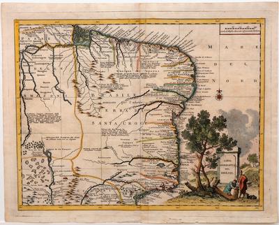 Carta Geografica del Bresil