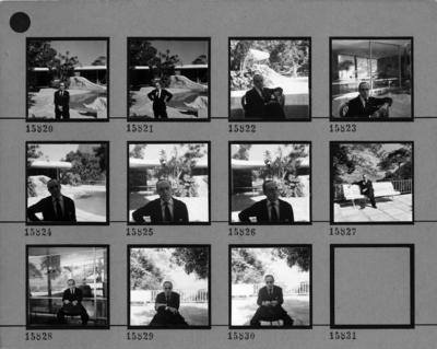 Oscar Niemeyer na Casa das Canoas