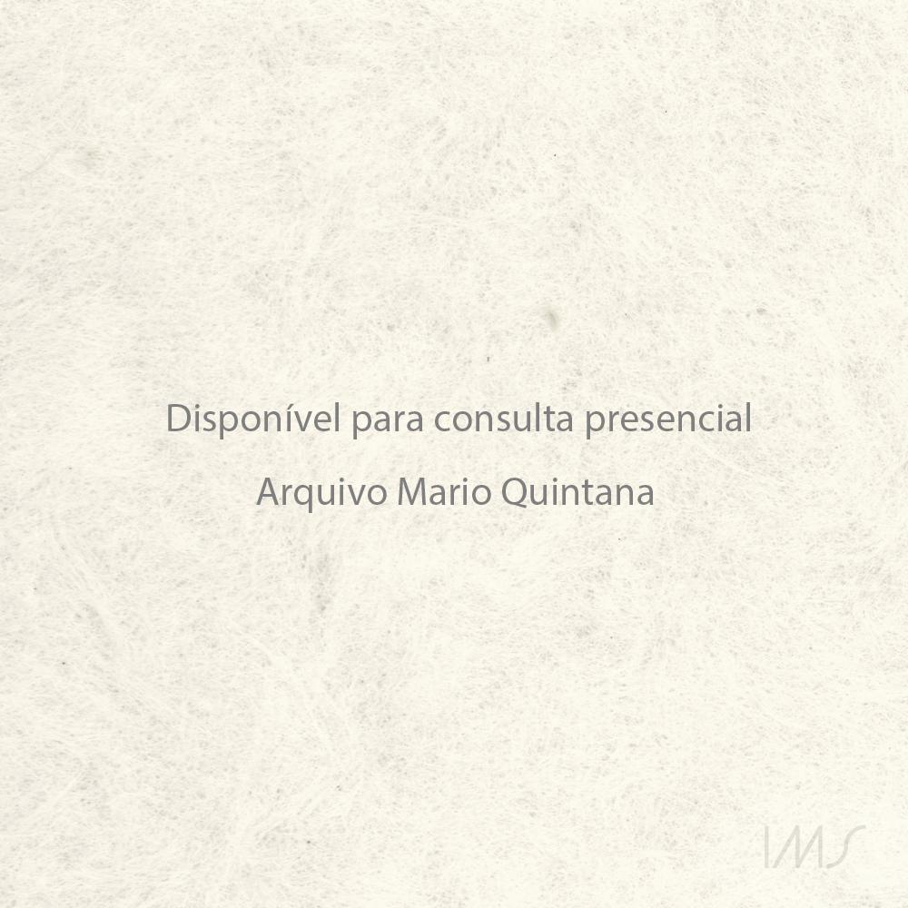 Do caderno H;Do caderno H;Com mais de 130 mil obras vendidas...;Quintana's bar;O poeta reserva energia para comemorar a virada do século;Do caderno H;Do caderno H;Do caderno H;Quintana em curtas;O desafio da faxina;Lili inventa o mundo;A grande dúvida;Quintana;Corrida do Fogo Simbólico;À um jovem poeta;Só meu;Mario Quintana