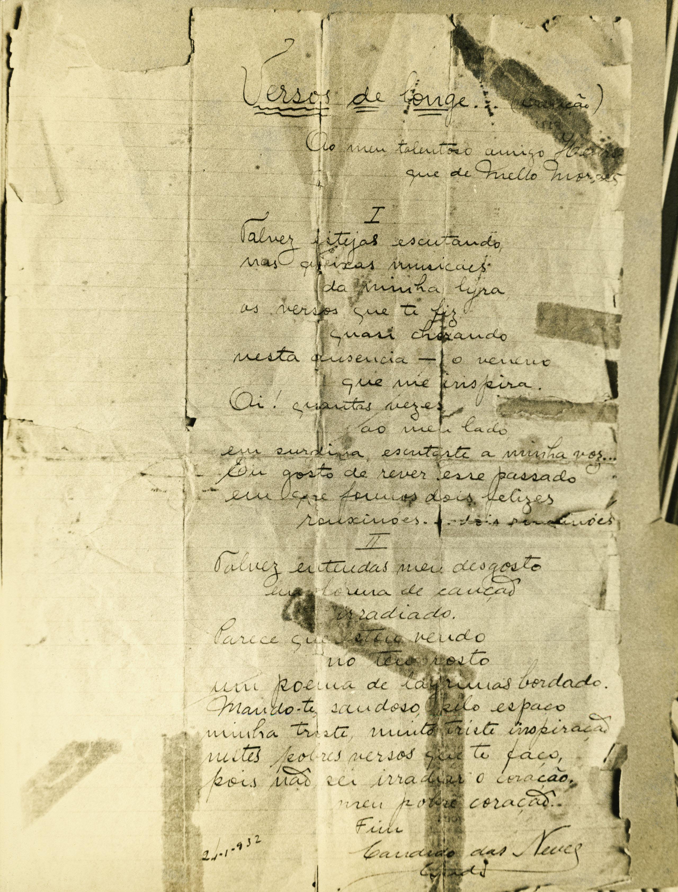 Cândido das Neves (manuscrito)