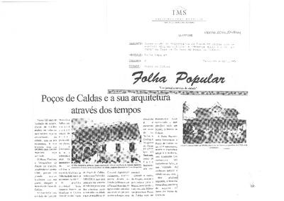 Poços de Caldas e a sua arquitetura através dos tempos