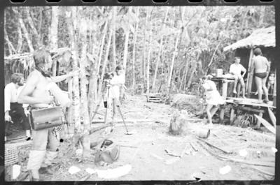 Filmagens de "Iracema: uma transa amazônica", com direção de Jorge Bodanzky e Orlando Senna